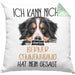 Berner Sennen Besitzer Kissen mit Füllung 40x40 Geschenk Lustiger Spruch Geschenkidee Ich Kann Nicht Mein Berner Sennen Hat Nein Gesagt (Grau) Grün Trendation