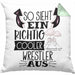 So Sieht Ein Richtig Cooler Wrestler Aus Geschenk Kissen mit Füllung 40x40 Lustiger Spruch Geschenkidee (Grau) Grün Trendation
