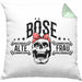 Lustige Kissen mit Füllung 40x40 Geschenk für Böse Alte Frau Rock Biker (Grau) Grün Trendation