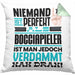Bocciapieler Geschenk Kissen mit Füllung 40x40 Lustige Geschenkidee für Bocciapieler Geburtstag Niemand Ist Perfekt Aber Als Bocciapieler Ist Man Nah Dran (Grau) Grün Trendation
