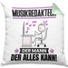 Musikredakteur Kissen mit Füllung 40x40 Geschenk für Musikredakteur Der Mann Der Alles Kann Geschenkidee zum Geburtstag (Grau) Grün Trendation