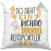 Reitsportler Kissen mit Füllung 40x40 So Sieht Ein Richtig Cooler Reitsportler Aus Geschenk Lustiger Spruch Geschenkidee (Grau) Grün Trendation