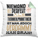 Tierheilpraktiker Geschenk Kissen mit Füllung 40x40 Lustige Geschenkidee für Tierheilpraktiker Geburtstag Niemand Ist Perfekt Aber Als Tierheilpraktiker Ist Man Nah Dran (Grau) Grün Trendation