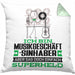 Musikgeschäftsinhaber Geschenk Kissen mit Füllung 40x40 Ich Bin Musikgeschäftsinhaber Aber Sag Doch Einfach Superheld Lustige Geschenkdiee für Musikgeschäftsinhaber (Grau) Grün Trendation