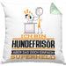 Hundefrisör Geschenk Kissen mit Füllung 40x40 Ich Bin Hundefrisör Aber Sag Doch Einfach Superheld Lustige Geschenkdiee für Hundefrisör (Grau) Grün Trendation