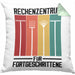 Rechenzentrum für Forgeschrittene Kissen mit Füllung 40x40 Gschenk Gärtner, Hobbygärtner Geschenkidee Lustiger Spruch Häferl (Grau) Grün Trendation