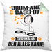 Drum-and-Bass-DJ Kissen mit Füllung 40x40 Geschenk für Drum-and-Bass-DJ Der Mann Der Alles Kann Geschenkidee zum Geburtstag (Grau) Grün Trendation