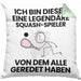 Squash-Spieler Geschenk Kissen mit Füllung 40x40 Lustige Geschenkidee Geburtstag für Squash-Spieler Ich Bin Dieser Legendäre Squash-Spieler Von Dem Alle Geredet Haben (Grau) Grün Trendation