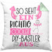 So Sieht Ein Richtig Cooler DIY-Bastler Aus Geschenk Kissen mit Füllung 40x40 Lustiger Spruch Geschenkidee (Grau) Grün Trendation