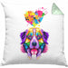 Border Collie Herz Farbe Besitzer Kissen mit Füllung 40x40 Geschenk Lustiger Spruch Geschenkidee Border Collie Liebhaber (Grau) Grün Trendation