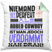 Rodeo-Cowboy Geschenk Kissen mit Füllung 40x40 Lustige Geschenkidee für Rodeo-Cowboy Geburtstag Niemand Ist Perfekt Aber Als Rodeo-Cowboy Ist Man Nah Dran (Grau) Grün Trendation