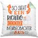 So Sieht Ein Richtig Cooler Naturbeobachter Aus Kissen mit Füllung 40x40 Geschenk für Naturbeobachter Geburtstag Geschenkdiee (Grau) Grün Trendation
