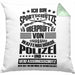 Lustige Schießen-Kissen mit Füllung 40x40 für Sportschützen Geschenk Ich Bin Sportschütze (Grau) Grün Trendation