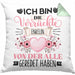 Enkelin Kissen mit Füllung 40x40 Geschenk Lustiger Spruch Geschenkidee Ich Bin Die Verrückte Enkelin Von Der Alle Geredet Haben (Grau) Grün Trendation