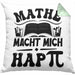 Mathe-Lehrer Kissen mit Füllung 40x40 Geschenkidee Mathe Macht Mit Happy Mathe-Liebhaber Geschenk Geburtstag Weihnachten Mathestudent (Grau) Grün Trendation