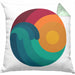 Kitesurfing Kissen mit Füllung 40x40 Geschenk für Kitesurfer Geschenkidee Retro Vintage Grafiken (Grau) Grün Trendation