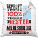 Meeresbiologe Geschenk Lustiger Spruch für Meeresbiologe Geschenkidee Bester Meeresbiologe Der WeltKissen mit Füllung 40x40 (Grau) Grün Trendation
