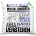 Musikliebhaber Geschenk Kaffee-Kissen mit Füllung 40x40 Geschenkidee für Musikliebhaber Ich Bin Musikliebhaber Ich Kann Es Dir Erklären Jedoch Nicht Für Dich Verstehen Spruch Lustig (Grau) Grün Trendation