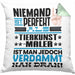 Tierkunst-Maler Geschenk Kissen mit Füllung 40x40 Lustige Geschenkidee für Tierkunst-Maler Geburtstag Niemand Ist Perfekt Aber Als Tierkunst-Maler Ist Man Nah Dran (Grau) Grün Trendation