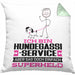 Hundegassi-Service Geschenk Kissen mit Füllung 40x40 Ich Bin Hundegassi-Service Aber Sag Doch Einfach Superheld Lustige Geschenkdiee für Hundegassi-Service (Grau) Grün Trendation