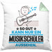 Musikschüler Geschenk Kissen mit Füllung 40x40 So Gut Kann Nur Ein Musikschüler Aussehen Geschenkidee (Grau) Grün Trendation