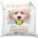 Golden Retriever Besitzer Kissen mit Füllung 40x40 Geschenk Lustiger Spruch Geschenkidee Besitzerin Ich Bin Nicht toll Aber Mein Golden Retriever Ist Es (Grau) Grün Trendation
