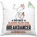 Breakdancer Geschenk Kissen mit Füllung 40x40 So Gut Kann Nur Ein Breakdancer Aussehen Geschenkidee (Grau) Grün Trendation