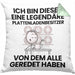 Plattenladenbesitzer Geschenk Kissen mit Füllung 40x40 Lustige Geschenkidee Geburtstag für Plattenladenbesitzer Ich Bin Dieser Legendäre Plattenladenbesitzer Von Dem Alle Geredet Haben (Grau) Grün Trendation