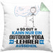 Outdoor-Yoga-Lehrer Geschenk Kissen mit Füllung 40x40 So Gut Kann Nur Ein Outdoor-Yoga-Lehrer Aussehen Geschenkidee (Grau) Grün Trendation