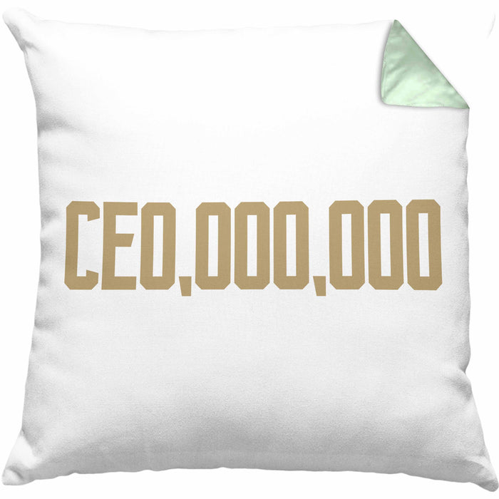 Entrepreneur Kissen mit Füllung 40x40 Entrepreneurship Geschenk Spruch Motivation Idee Geschenkidee (Grau) Grün Trendation