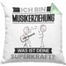 Musikerziehung Kissen mit Füllung 40x40 Geschenk für Musikerziehung Geburtstag Lustiger Spruch Was Ist Deine Superkraft (Grau) Grün Trendation