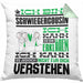 Schwiegercousin Geschenk Kaffee-Kissen mit Füllung 40x40 Geschenkidee für Schwiegercousin Ich Bin Schwiegercousin Ich Kann Es Dir Erklären Jedoch Nicht Für Dich Verstehen Spruch Lustig (Grau) Grün Trendation