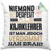Kajaklehrer Geschenk Kissen mit Füllung 40x40 Lustige Geschenkidee für Kajaklehrer Geburtstag Niemand Ist Perfekt Aber Als Kajaklehrer Ist Man Nah Dran (Grau) Grün Trendation