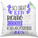 Vogel-Adoptierender Kissen mit Füllung 40x40 So Sieht Ein Richtig Cooler Vogel-Adoptierender Aus Geschenk Lustiger Spruch Geschenkidee (Grau) Grün Trendation
