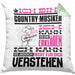 Country-Musiker Geschenk Kissen mit Füllung 40x40 Geschenkidee für Country-Musiker Geburtstag Lustig Ich Bin Country-Musiker Ich Kann Es Dir Erklären Aber Nicht Für Dich Verstehen (Grau) Grün Trendation