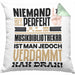 Musikbibliothekar Geschenk Kissen mit Füllung 40x40 Lustige Geschenkidee für Musikbibliothekar Geburtstag Niemand Ist Perfekt Aber Als Musikbibliothekar Ist Man Nah Dran (Grau) Grün Trendation