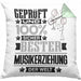 Musikerziehung Geschenk Lustiger Spruch für Musikerziehung Geschenkidee Bester Musikerziehung Der WeltKissen mit Füllung 40x40 (Grau) Grün Trendation
