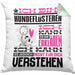 Hundeflüsterer Geschenk Kaffee-Kissen mit Füllung 40x40 Geschenkidee für Hundeflüsterer Ich Bin Hundeflüsterer Ich Kann Es Dir Erklären Jedoch Nicht Für Dich Verstehen Spruch Lustig (Grau) Grün Trendation