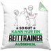 Reittrainer Geschenk Kissen mit Füllung 40x40 So Gut Kann Nur Ein Reittrainer Aussehen Geschenkidee (Grau) Grün Trendation