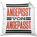 Angepisst Von Angepasst Kissen mit Füllung 40x40 System. Geschenkidee (Grau) Grün Trendation