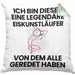 Eiskunstläufer Geschenk Kissen mit Füllung 40x40 Lustige Geschenkidee Geburtstag für Eiskunstläufer Ich Bin Dieser Legendäre Eiskunstläufer Von Dem Alle Geredet Haben (Grau) Grün Trendation