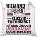 Klassik-Enthusiast Geschenk Kissen mit Füllung 40x40 Lustige Geschenkidee für Klassik-Enthusiast Geburtstag Niemand Ist Perfekt Aber Als Klassik-Enthusiast Ist Man Nah Dran (Grau) Grün Trendation