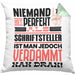 Schriftsteller Geschenk Kissen mit Füllung 40x40 Lustige Geschenkidee für Schriftsteller Geburtstag Niemand Ist Perfekt Aber Als Schriftsteller Ist Man Nah Dran (Grau) Grün Trendation