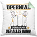 Opernfan Kissen mit Füllung 40x40 Geschenk für Opernfan Der Mann Der Alles Kann Geschenkidee zum Geburtstag (Grau) Grün Trendation