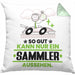 Sammler Geschenk Kissen mit Füllung 40x40 So Gut Kann Nur Ein Sammler Aussehen Geschenkidee (Grau) Grün Trendation