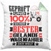 Geländewagenfahrer Geschenk Lustiger Spruch für Geländewagenfahrer Geschenkidee Bester Geländewagenfahrer Der WeltKissen mit Füllung 40x40 (Grau) Grün Trendation