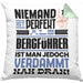 Bergführer Geschenk Kissen mit Füllung 40x40 Lustige Geschenkidee für Bergführer Geburtstag Niemand Ist Perfekt Aber Als Bergführer Ist Man Nah Dran (Grau) Grün Trendation