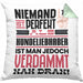 Hundeliebhaber Geschenk Kissen mit Füllung 40x40 Lustige Geschenkidee für Hundeliebhaber Geburtstag Niemand Ist Perfekt Aber Als Hundeliebhaber Ist Man Nah Dran (Grau) Grün Trendation