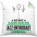 Jazz-Enthusiast Geschenk Kissen mit Füllung 40x40 So Gut Kann Nur Ein Jazz-Enthusiast Aussehen Geschenkidee (Grau) Grün Trendation
