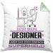 Designer Geschenk Kissen mit Füllung 40x40 Ich Bin Designer Aber Sag Doch Einfach Superheld Lustige Geschenkdiee für Designer (Grau) Grün Trendation